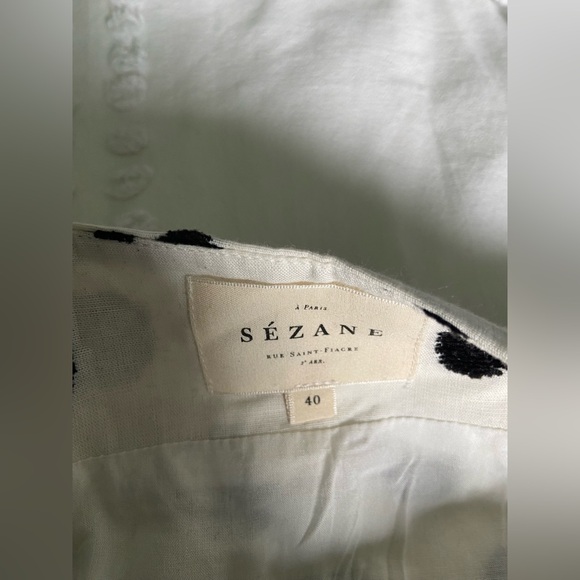 Sézane Tie Waist Dot Skirt - Picture 4 of 6